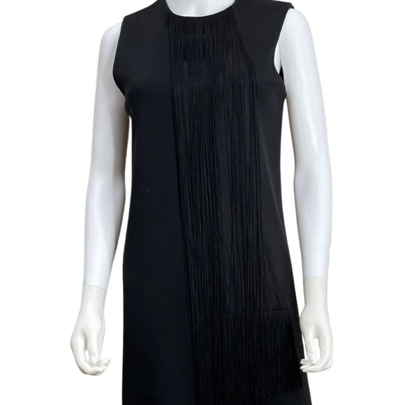 Lanvin Wool Dress with Fringe - Picture 2 of 4